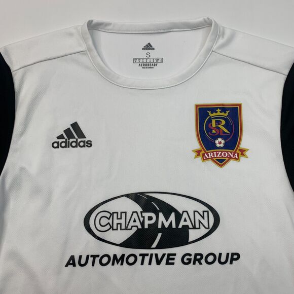 Adidas Real Salt Lake Arizona Jersey Mens S Small Aeroready Soccer T Shirt - Picture 4 of 9